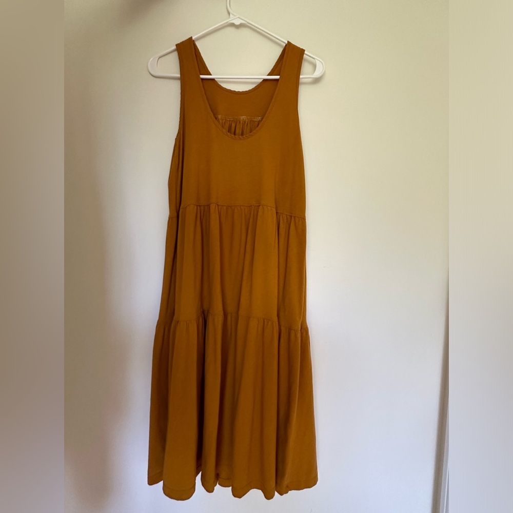 Everlane tiered cotton sundress.